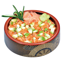 Q6 chirachi tartare de saumon et avocat